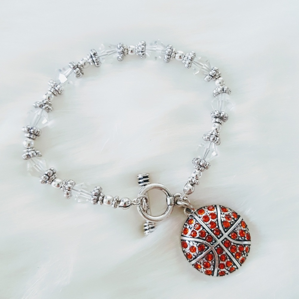 Basketball Toggle Bracelet